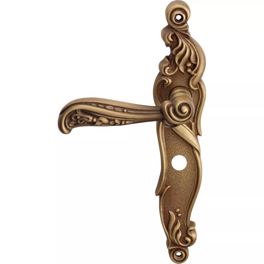 Klamka do drzwi Nature - dlugi szyld - blokada WC - drzwi lewe - wykonczenie PM